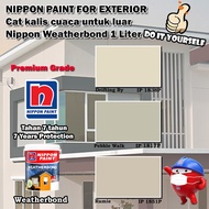 Nippon Paint Weatherbond Exterior collection 1 Liter Drifting By 1838P / Pebble Walk 1817P / Ramie 1851P