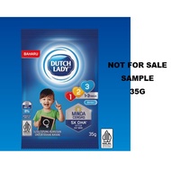 [Not For Sale] SAMPLE - DUTCH LADY 123 MILK POWDER - 35g - BIASA