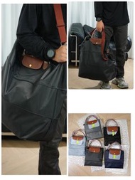 Longchamp擴展斜挎包旅行袋旅行包多用途袋