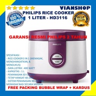 Rice Cooker Philips Magic Com Philip Hd3116 Mejikom 3 In 1 Penanak Nasi MagicJar 1 Liter