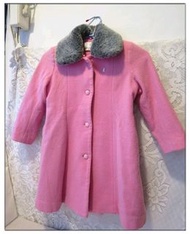 Roberta di Camerino 女童 女孩 大衣 大衣外套 外套 休閒外套 粉色外套 尺寸:120 兒童 女孩外套外套 #換季