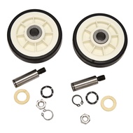 2PCS Dryer Drum Support Roller and Shaft for 303373 12051541 ER303373K 303373K