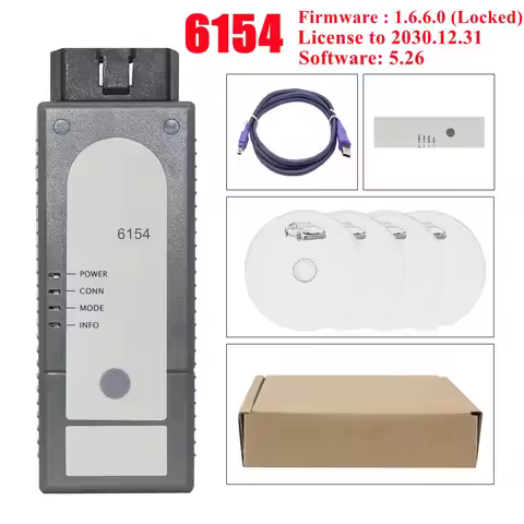 VAG Scanner 6154 OKI Full Chip V1.66 Locked Firmware Version 1.6.6.0 OBD2 Code Reader