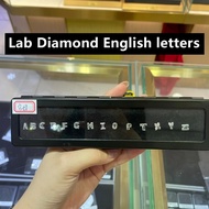 D Colour Lab-grown diamonds Alphabet cut A B C D to Z Lab-grown diamond alphabet cut