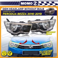 Car Perodua Bezza 2016 - 2019 Front HeadLamp Head Lamp Light Lampu Depan (No Bulb)