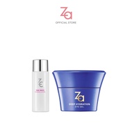 [เซตกู้ผิวหมอง] Za True White Essence Lotion (30ml.) + Za Deep Hydration Eye Gel (20g.)