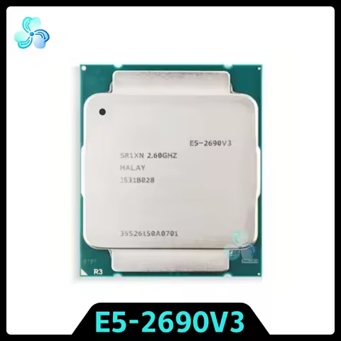 Xeon E5-2690V3 CPU SR1XN 12-Cores 24-Thread 2.6GHz 30MB 22nm 135W LGA2011-3 E5 2690 V3 CPU Processor