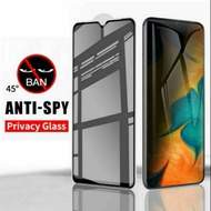 HITAM Tempered Glass Anti Spy Full List Black Oppo F11 Pro F15 F17 F17 Pro F19 F19 Pro F19 Pro+