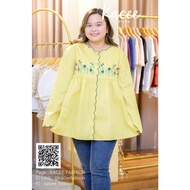 Long-Sleeved Shirt With Floral Embroidery (H052)