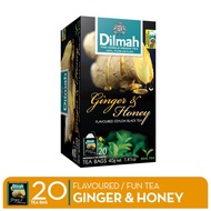 DILMAH Tea Ginger & Honey - Best Envelopeed Tea Bags 20 Bags