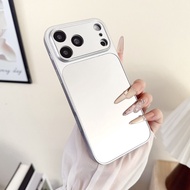 Trending Silver Mirror Case For iPhone 17 Air 17E 16E 16 15 14 13 12 11 Pro X Xs Max Xr 7 8 6 6s Plu