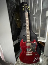 Epiphone SG Standard 60s Vintage Cherry 包線包電吉他袋