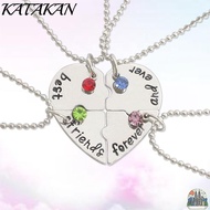 KATAKAN 4 Bff Friend Love Necklace Nice Gift Necklace