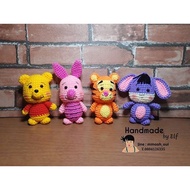 Keychain Doll Pooh Piglate Tigger Eeyore