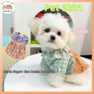 edisi terbatas 🐶 Lace Plaid Skirt dog clothes Spring Summer puppy clothes dog clothes female