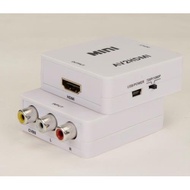 iCAN Mini RCA Composite to HDMI 1080P Converter with 3RCA Composite (Yellow/Red/White) Audio/Video I