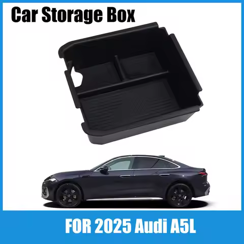 Suitable for 2025 Audi A5L central control armrest box storage box A5 Sedan car accessories special 