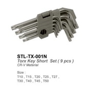 L Key 9 Pcs Set Torx Star End Key Set STL-TX-001N SENTINEL