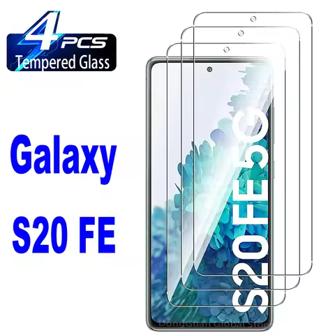 For Samsung Galaxy S20 FE S20FE Tempered Glass 1/4Pcs Screen Protector Glass Film