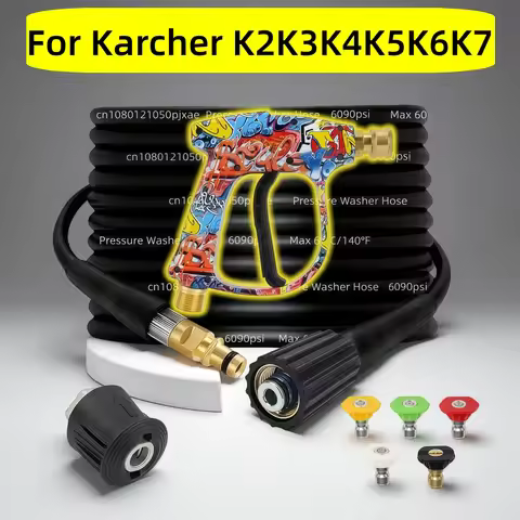 5~30m Pressure Washer Replacement Hose 6090psi Car Wash Water Cleaning Extension Hose For Karcher K2