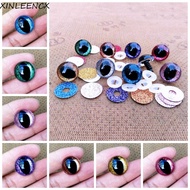 XINLEENCX Safety Eyes for Amigurumi, Stuffed Animal Eyes 12mm Safety Eyes for Crochet, 3D Diy Glitte