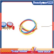Manifold Gauge Set, 3 Way AC Diagnostic Manifold Gauge Set for R410A/R22/R134A/R404A Refrigerant,Aut