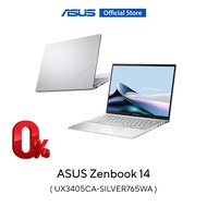 ASUS Zenbook 14 OLED UX3405CA-SILVER765WA 14-Inch Thin and Light Laptop 3K OLED Touchscreen Intel Co