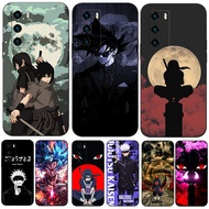 For Huawei P40 Case 6.1inch Soft Silicon Phone Back Cover For Huawei P 40 black tpu case cute anime goku naruto pain gojo