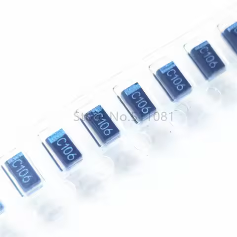 100PCS A 3216 10uF 16V 106 106C 1uF 2.2uF 3.3uF 4.7uF 10uF 22uF 47uF C105 C225 C335 C475 C106 C226 C