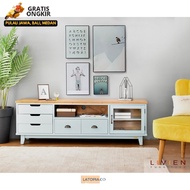 Meja TV Minimalis Modern Meja TV Meja TV Minimalis Kabinet TV Laci Meja TV Korean Style Coco Heim Dr