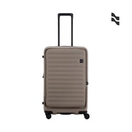 升級版【LOJEL】CUBO FIT 28吋前開擴充防盜拉鍊箱 大地灰