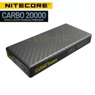 NITECORE - CARBO 20000 Ultra Lightweight Carbon Fiber Power Bank 20000mAh , PD QC Fast Charging