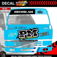 [DISC] STIKER KABIN DEPAN KAP + GRIL + BEMPER TRUCK CANTER RAGASA DECAL PRINT VARIASI