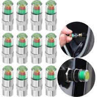12pcs Car tire Pressure Monitor Valve stem Cap Sensor Indicator, 2.4Bar 36PSI Pressure Monitor Tire 