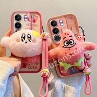 Ready Stock Phone Case ﻿VIVO Y31 Y04s VIVOY31 5G Soft Casing Cute Painted Plush Cartoon with Doll La