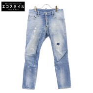 Dsquared2 S74LB0734 機車牛仔褲 靛藍色牛仔布 44碼 [二手]