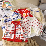 Tinytreasures19 Sweater- 6mo to 6yrs old- Fashionable Cardigan Pullover OOTD- Made of Pure Cotton