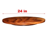Wooden Lazy Susan Turntable - 24 inches