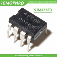 100PCS JRC4558D NJM4558D 4558D 4558 DIP8  amplifier new original
