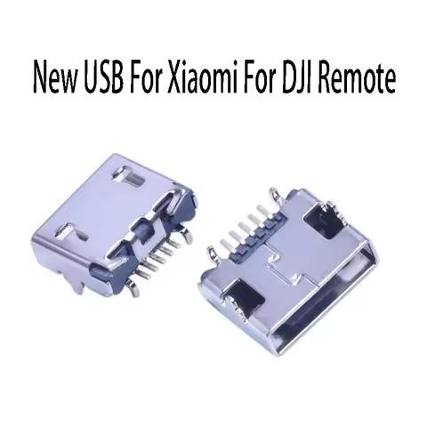 2-5pcs Square Mouth USB 5pin Connector For DJI Mavic 2pro Air Mini USB Drone Remote Control Rail Plu
