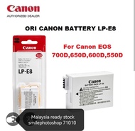 Canon Lp-E8 Battery 100% Original For Eos 700D650D600D550D (White)