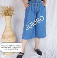 Kulot Jeans 7/8 - Celana Kulot Jeans 3/4 - Kulot Jeans Jumbo - Celana Kulot Jeans Import 7 8