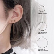 earrings accessories women Ins Silver Hoop Earrings Female Small Circle Style Earrings Earrings Silv