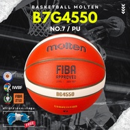 MOLTEN Basketball Ball Model B7G4550 (No.7) Net + Inflator Needle