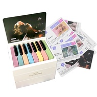 Taylor Piano Calendar 2025 Piano Desk Calendar with 27 Music Calendar Cards 52 Songs Mini Piano Cale