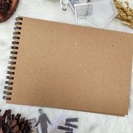 Scrapbook Journal Deco Vintage A5 Paperbook 500GSM (15 sheets) A5 Notebook Journal