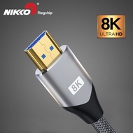 NikkoTech 8K 48Gbps High Speed HDMI 2.1 Cable 8K 4K 3D Dynamic HDR HiFi 2K 144Hz PS4 Splitter Monitor Projector Switch
