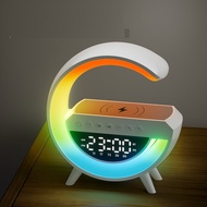 Big G3401mini New Style Small G Bluetooth Speaker Wireless Charging Alarm Clock Atmosphere Light Mul