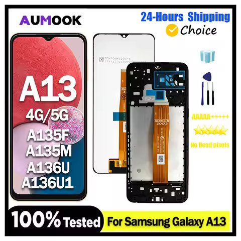A13 IPS Display For Samsung Galaxy A13 LCD Display SM-A135F Touch Screen For Samsung Galaxy A13 5G S