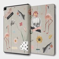 【出清優惠】骷髏頭 iPad mini 翻蓋式保護套 平板皮套 081